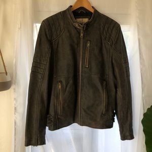 Men’s Modern Genuine Leather Jacket